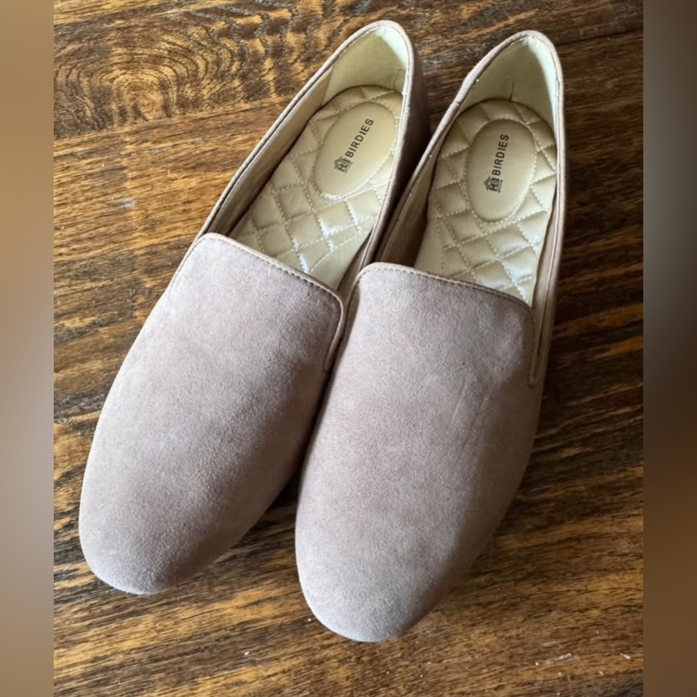Birdies Starling Suede Loafer Flats